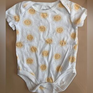 Sunshine Print Baby Onesie